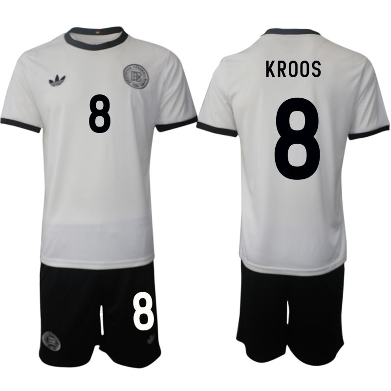 Men 2025-2026 Season Germany home white #8 Soccer Jerseys->germany jersey->Soccer Country Jersey